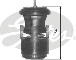 GATES-AU TH14787G1 - Термостат, охладителна течност vvparts.bg