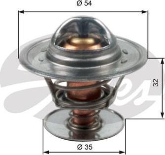 GATES-AU TH13684G1 - Термостат, охладителна течност vvparts.bg