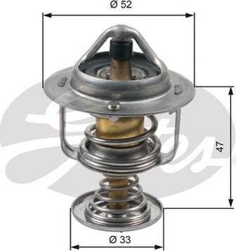 GATES-AU TH30580G1 - Термостат, охладителна течност vvparts.bg