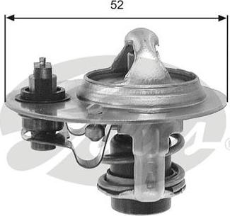 GATES-AU TH30688G1 - Термостат, охладителна течност vvparts.bg