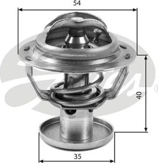 GATES-AU TH32387G1 - Термостат, охладителна течност vvparts.bg