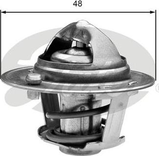 GATES-AU TH25782G1 - Термостат, охладителна течност vvparts.bg