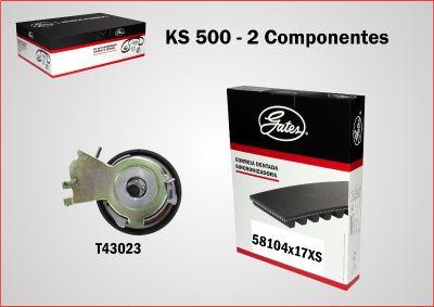 GATES-BR KS500 - Комплект ангренажен ремък vvparts.bg