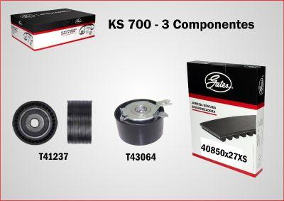 GATES-BR KS700 - Комплект ангренажен ремък vvparts.bg