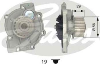 GATES-BR WP0067 - Водна помпа vvparts.bg