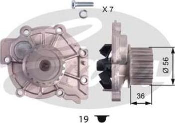 GATES-BR WP0081 - Водна помпа vvparts.bg