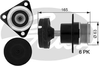 GATES-SEA OAP7050 - Ремъчна шайба, генератор vvparts.bg