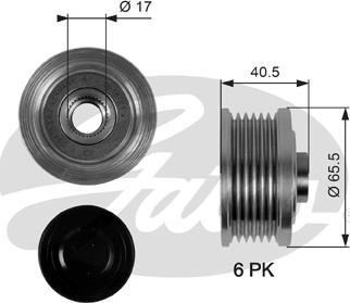 GATES-SEA OAP7032 - Ремъчна шайба, генератор vvparts.bg