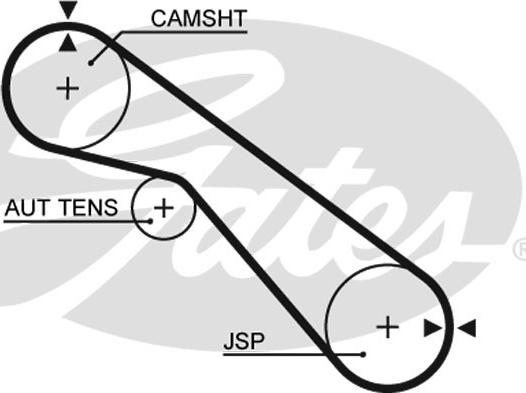 GATES-SEA T988 - Ангренажен ремък vvparts.bg