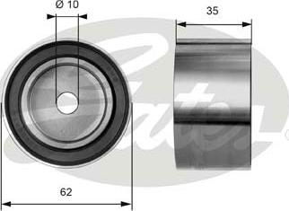 GATES-SEA T41002 - Паразитна / водеща ролка, зъбен ремък vvparts.bg