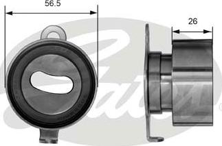 GATES-SEA T41011 - Обтяжна ролка, ангренаж vvparts.bg