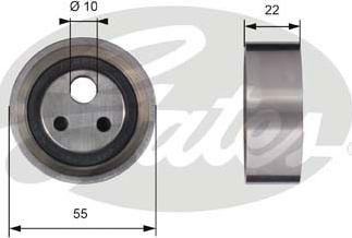 GATES-SEA T41155 - Обтяжна ролка, ангренаж vvparts.bg