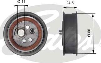 GATES-SEA T41103 - Обтяжна ролка, ангренаж vvparts.bg