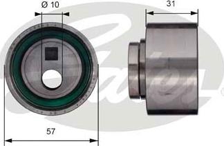 GATES-SEA T41134 - Обтяжна ролка, ангренаж vvparts.bg