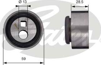 GATES-SEA T41130 - Обтяжна ролка, ангренаж vvparts.bg