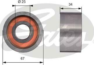 GATES-SEA T41178 - Паразитна / водеща ролка, зъбен ремък vvparts.bg