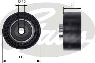 GATES-SEA T41235 - Паразитна / водеща ролка, зъбен ремък vvparts.bg