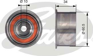 GATES-SEA T41226 - Паразитна / водеща ролка, зъбен ремък vvparts.bg