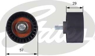 GATES-SEA T42060 - Паразитна / водеща ролка, зъбен ремък vvparts.bg