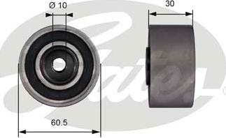 GATES-SEA T42004 - Паразитна / водеща ролка, зъбен ремък vvparts.bg