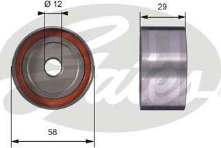 GATES-SEA T42025 - Паразитна / водеща ролка, зъбен ремък vvparts.bg