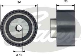 GATES-SEA T42198 - Паразитна / водеща ролка, зъбен ремък vvparts.bg