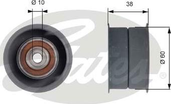 GATES-SEA T42154 - Паразитна / водеща ролка, зъбен ремък vvparts.bg