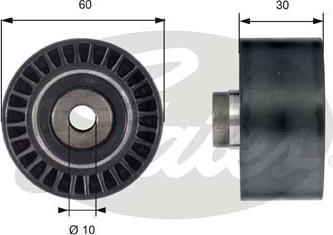 GATES-SEA T42161 - Паразитна / водеща ролка, зъбен ремък vvparts.bg