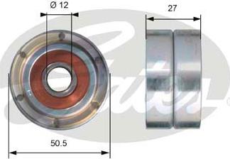 GATES-SEA T42102 - Паразитна / водеща ролка, зъбен ремък vvparts.bg