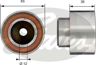 GATES-SEA T42184 - Паразитна / водеща ролка, зъбен ремък vvparts.bg