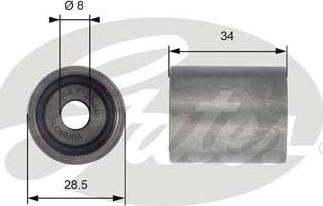 GATES-SEA T42139 - Паразитна / водеща ролка, зъбен ремък vvparts.bg