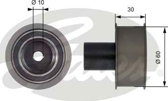 GATES-SEA T42136 - Паразитна / водеща ролка, зъбен ремък vvparts.bg