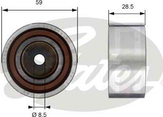 GATES-SEA T42178 - Паразитна / водеща ролка, зъбен ремък vvparts.bg