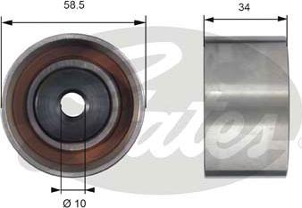 GATES-SEA T42172 - Паразитна / водеща ролка, зъбен ремък vvparts.bg