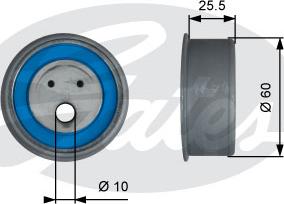 GATES-SEA T42230 - Обтяжна ролка, ангренаж vvparts.bg