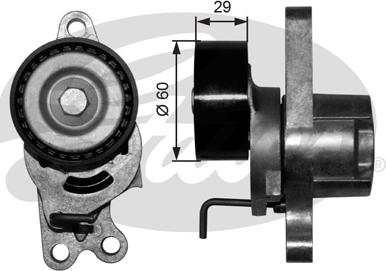 GATES-SEA T39055 - Ремъчен обтегач, пистов ремък vvparts.bg