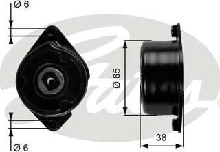 GATES-SEA T39089 - Ремъчен обтегач, пистов ремък vvparts.bg