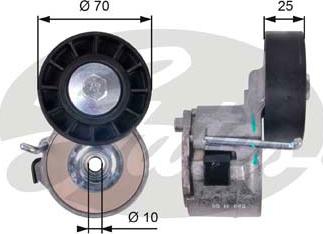 GATES-SEA T39137 - Ремъчен обтегач, пистов ремък vvparts.bg