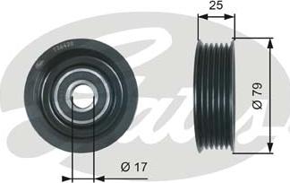 GATES-SEA T36420 - Паразитна / водеща ролка, пистов ремък vvparts.bg