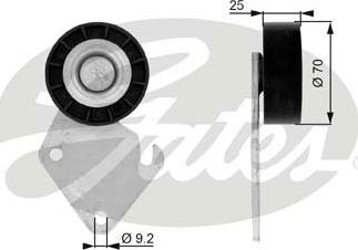 GATES-SEA T36068 - Паразитна / водеща ролка, пистов ремък vvparts.bg