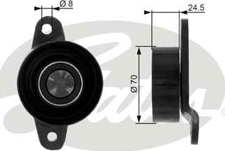 GATES-SEA T36036 - Паразитна / водеща ролка, пистов ремък vvparts.bg