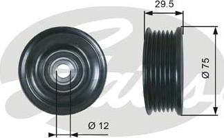 GATES-SEA T36026 - Паразитна / водеща ролка, пистов ремък vvparts.bg