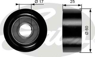 GATES-SEA T36176 - Паразитна / водеща ролка, пистов ремък vvparts.bg