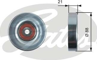 GATES-SEA T36395 - Паразитна / водеща ролка, пистов ремък vvparts.bg