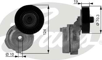 GATES-SEA T38176 - Ремъчен обтегач, пистов ремък vvparts.bg