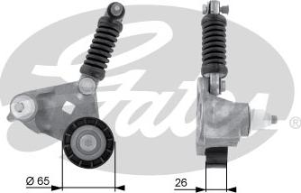 GATES-SEA T38354 - Ремъчен обтегач, пистов ремък vvparts.bg