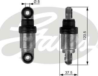 GATES-SEA T38219 - Демпер (успокоител-трепт.вибр.), пистов ремък vvparts.bg