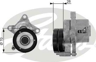 GATES-SEA T38283 - Ремъчен обтегач, пистов ремък vvparts.bg