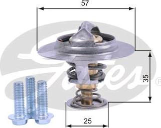 GATES-SEA TH44390G1 - Термостат, охладителна течност vvparts.bg