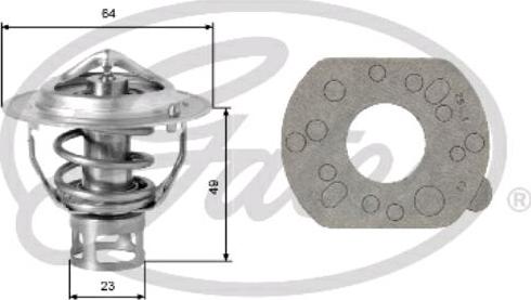 GATES-SEA TH04077G1 - Термостат, охладителна течност vvparts.bg